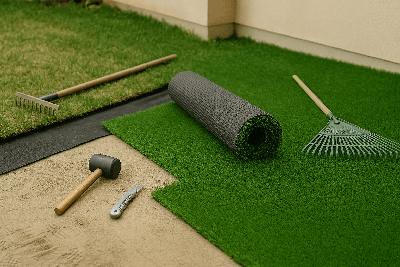 Instalación de césped natural y artificial Chiclana - Jardinero Chiclana en Chiclana de la Frontera